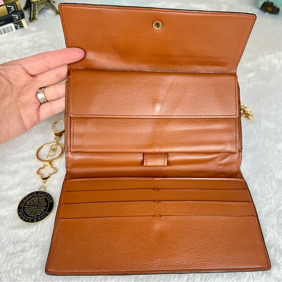 Louis Vuitton Monogram Continental Wallet Crossbody with charm - Picture 8 of 16